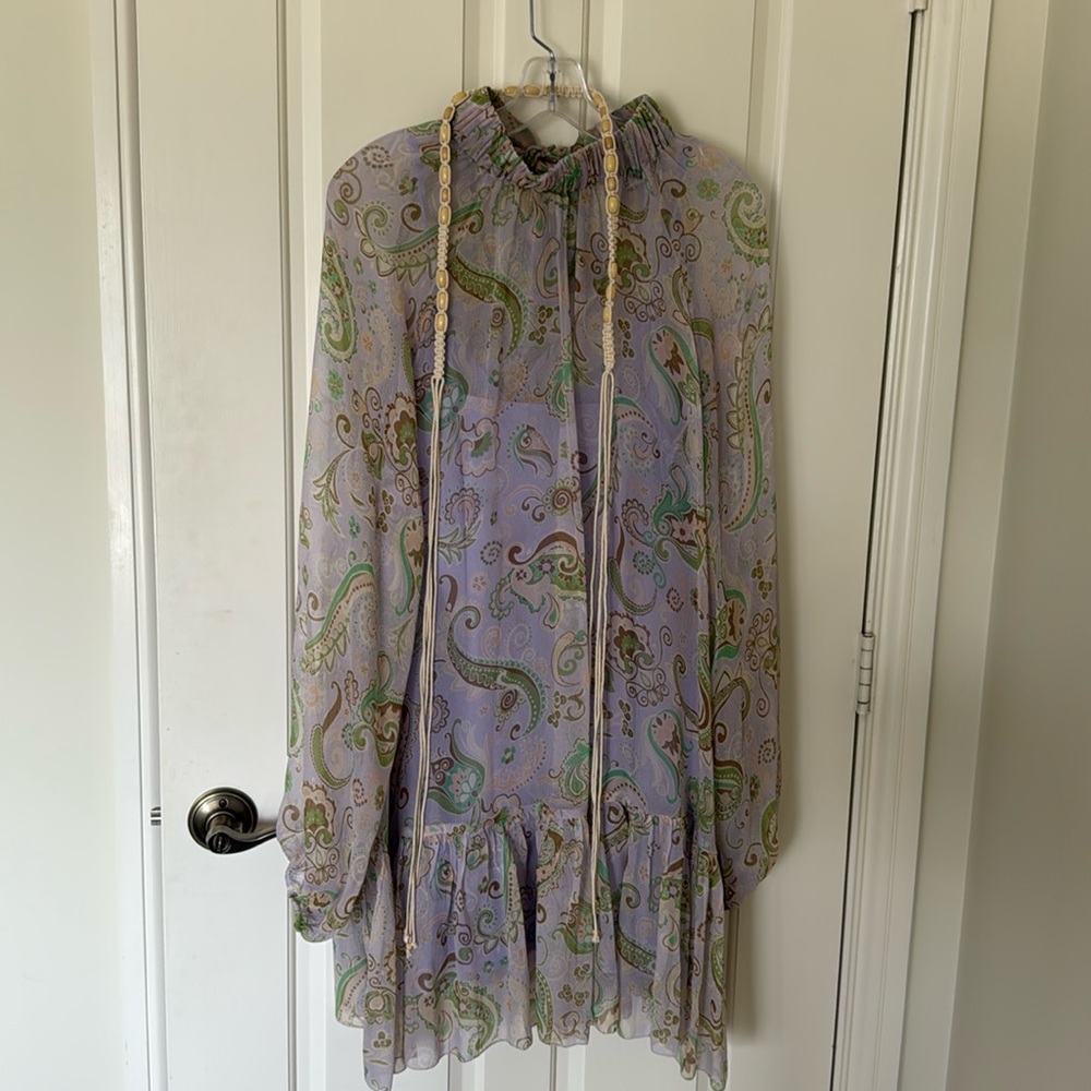 Alemais Silk lavander dress